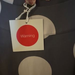 BODEN  grey  polka dotted dress